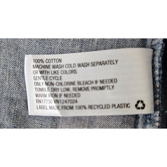 Mens 2XB Big & Tall Goodfellow & Co Pink & Blue Plaid Short Sleeve Cotton Shirt - Picture 9 of 9